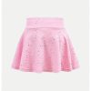 31-NLEgKeEL.jpg Toddler Girl's Glitter Flared Tennis Golf Skirt Athletic Butterfly Ruffle School Skirts with Pockets
