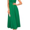 Womens 2025 Formal Evening Gowns Maxi Dress Cocktail Party V Neck Sleeveless Wedding Guest Long Elegant Dress