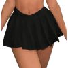 312gqlkZ1cL.jpg Women's V-Shaped Waist Low Waisted Skirts Pleated A Line Mini Skirt