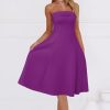 315vhR9hj0L.jpg Womens Cocktail Dress Strapless Tube Formal Wedding Guest Prom Party Dress