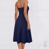 Womens Cocktail Dress Strapless Tube Formal Wedding Guest Prom Party Dress