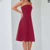 31Enokn-voL.jpg Womens Cocktail Dress Strapless Tube Formal Wedding Guest Prom Party Dress