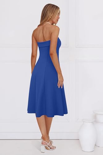 31M4TMwYmuL.jpg Womens Cocktail Dress Strapless Tube Formal Wedding Guest Prom Party Dress