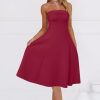 31Xp5Gx3moL.jpg Womens Cocktail Dress Strapless Tube Formal Wedding Guest Prom Party Dress