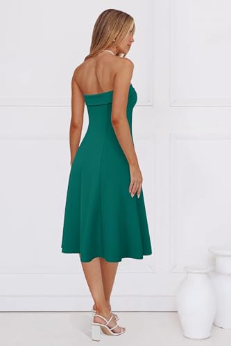 31qRFidg-AL.jpg Womens Cocktail Dress Strapless Tube Formal Wedding Guest Prom Party Dress