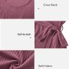 31ratDqH2YL.jpg Women's Long Sleeve Fall Teacher Dresses 2025 Work Casual Knit Pockets Winter Sweater Dress Trendy