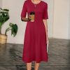 Womens 2025 Summer Teacher Work Modest Dresses Ultra Soft Short Sleeve Midi Old Money Clothes Business Casual Dress