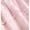 416Jv4dsrJL.jpg Women's Layered Ruffle Mini Skirt Floral Embroidered Elastic Waist A Line Skirt