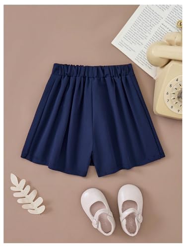 Toddler Girl's Elastic Waist Bow Skorts Summer Cute Skirt Shorts