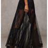 418OcavpoYL.jpg Women's Sexy See Through Sheer Lace Maxi Skirt Low Waist Ruffle Hem A Line Flowy Skirt