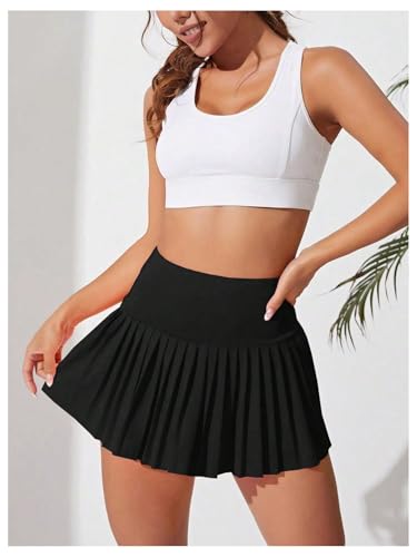 Women's Pleated Tennis Skirts High Waisted Golf Badminton Workout A Line Athletic Skorts