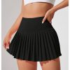 Women's Pleated Tennis Skirts High Waisted Golf Badminton Workout A Line Athletic Skorts