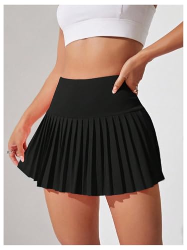 Women's Pleated Tennis Skirts High Waisted Golf Badminton Workout A Line Athletic Skorts