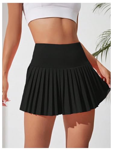 Women's Pleated Tennis Skirts High Waisted Golf Badminton Workout A Line Athletic Skorts