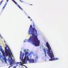 41LfF7RBBnL.jpg Women's 3 Piece Halter Triangle Bikini Marble Print Swimsuits and Coverup Skirt