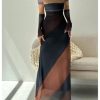 Women's Off Shoulder Long Bell Sleeve Dress Printed Ruched Dresses
