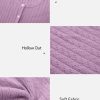 41X7G0kPaPL.jpg Womens Cropped Cardigan Sweaters 2025 Summer Lightweight Short Sleeve Bolero Shrug Hollow Out Button Down Tops