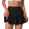 Women's Pleated Tennis Skirts High Waisted Golf Badminton Workout A Line Athletic Skorts