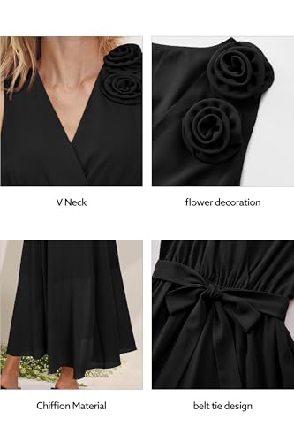41aRMaOvGkL.jpg Womens 2025 Summer Wedding Guest Bridesmaid V Neck Sleeveless Long Formal Evening Party Maxi Dress