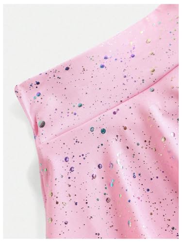 41cewTTgKsL.jpg Toddler Girl's Glitter Flared Tennis Golf Skirt Athletic Butterfly Ruffle School Skirts with Pockets