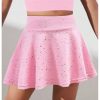 41g4uTxm9vL.jpg Toddler Girl's Glitter Flared Tennis Golf Skirt Athletic Butterfly Ruffle School Skirts with Pockets