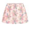Women's Floral Appliques Mesh Skirt Low Rise Mini Skirts