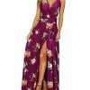 Women Summer 2025 Maxi Dress Vacation Floral Spaghetti Strap Spring Casual Boho Split Beach Long Flowy Sundress