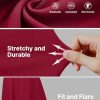 Womens 2025 Summer Teacher Work Modest Dresses Ultra Soft Short Sleeve Midi Old Money Clothes Business Casual Dress