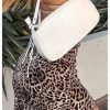 Women's Leopard Print High Waisted Mesh Mini Skirt Bodycon Stretchy Sexy Y2k Short Skirts