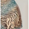51bNPKj58fL.jpg Women's Plus Size Leopard Print Draped Cowl Neck Cami Dress Criss Cross Backless Mini Dresses