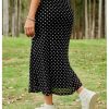 51f6n7fjBL.jpg Women's Polka Dots Fishtail Midi Skirt Elastic Waist Ruffle Hem Mesh Bodycon Skirt