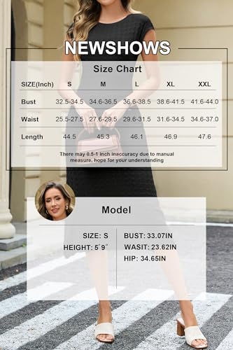 Women Fall 2025 Teacher Outfits Church Midi Cap/Long Sleeve Hollow Knit Modest Business Casual Sweater Dress