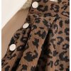 51uPeegSSL.jpg Girl's Leopard Print Corduroy Pinafore Dress Sleeveless Short Overall Dresses